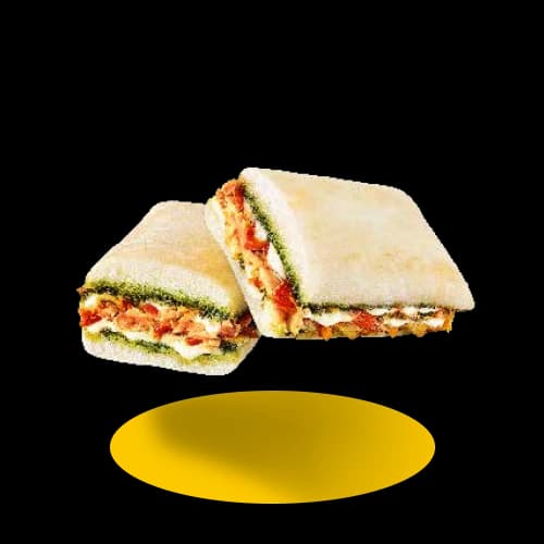 Melting Cheese Basil Chipotle Chicken Ciabatta
